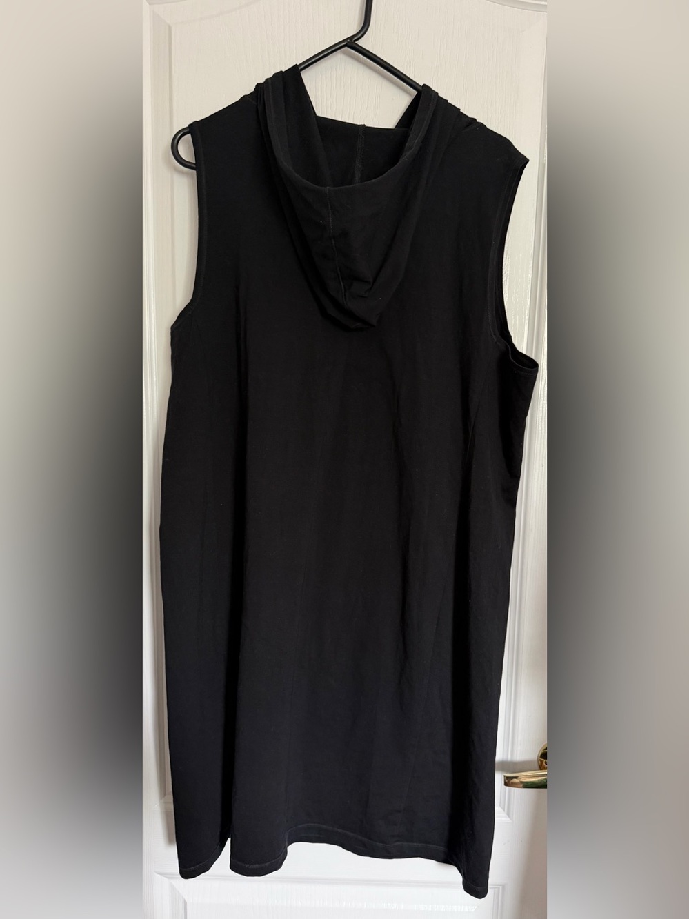 Eileen Fisher Black Sleeveless A-Line Tunic - Picture 4 of 5